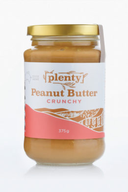 Plenty 100% natural crunchy peanut butter spread