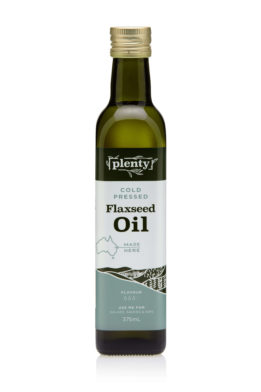 Bottle of Plenty Flaxseed Oil 375ml