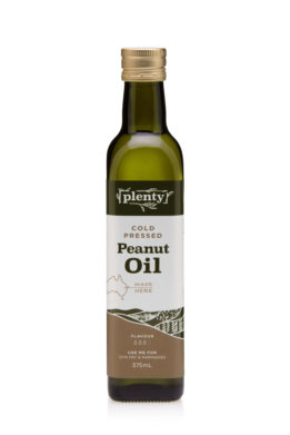 Bottle of Plenty Peanut Oil 375ml